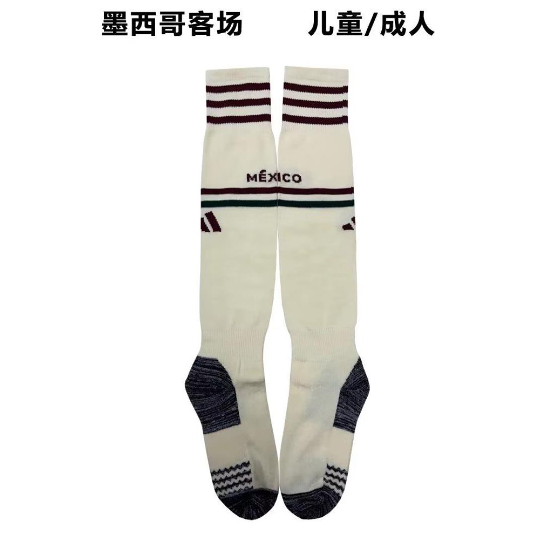 AAA Quality Mexico 2022 Wolrd Cup Away Soccer Socks